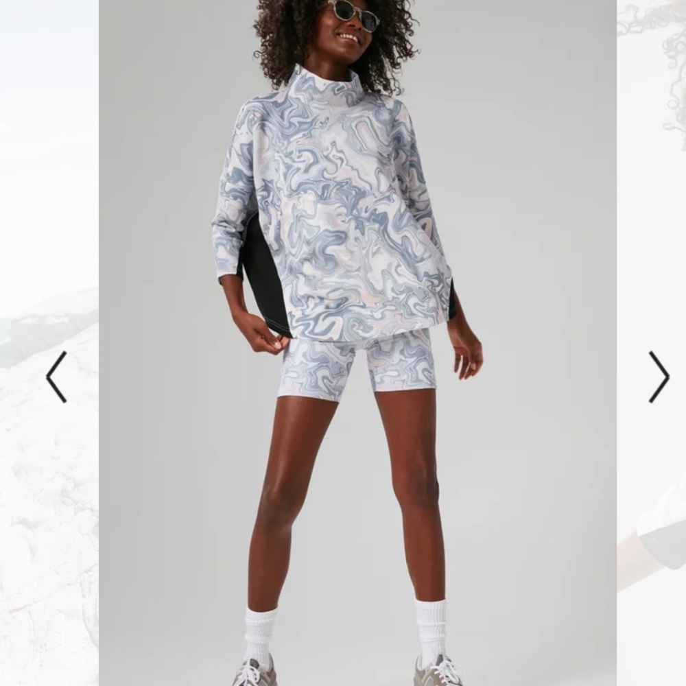 Tuckernuck TNUCK SPORT Hazy Marble Funnel Pullover